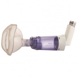Cámara de Inhalación Optichamber Diamond Respironics Antiestática con Mascarilla Grande - Envío Gratuito