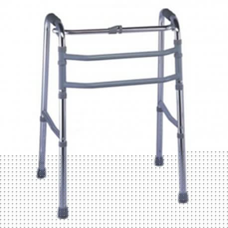 ANDADERA RIDER ADULTO PLEGABLE.REFORZADA.CON OPCION A CAMINADORA.PLATA - Envío Gratuito