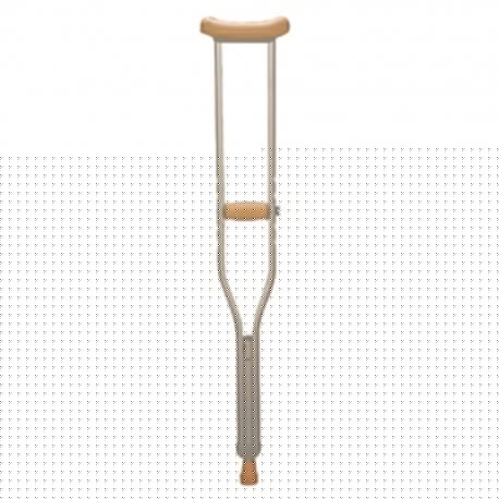 MULETA DE ALUMINIO GRANDE AJUSTABLE 135-155 CM - Envío Gratuito