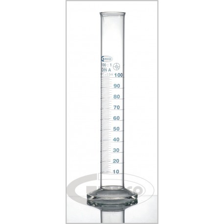 PROBETA DE VIDRIO BASE REDONDA - GLASSCO - Envío Gratuito